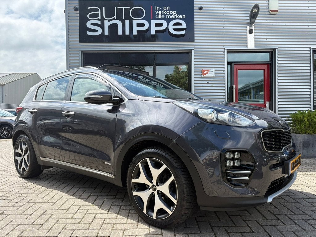 Kia Sportage 1.6 T-GDI 4WD GT-Line PlusLine -4X4-TREKHAAK-16, Auto's, Kia, Gebruikt, 4 cilinders, Bedrijf, Vierwielaandrijving