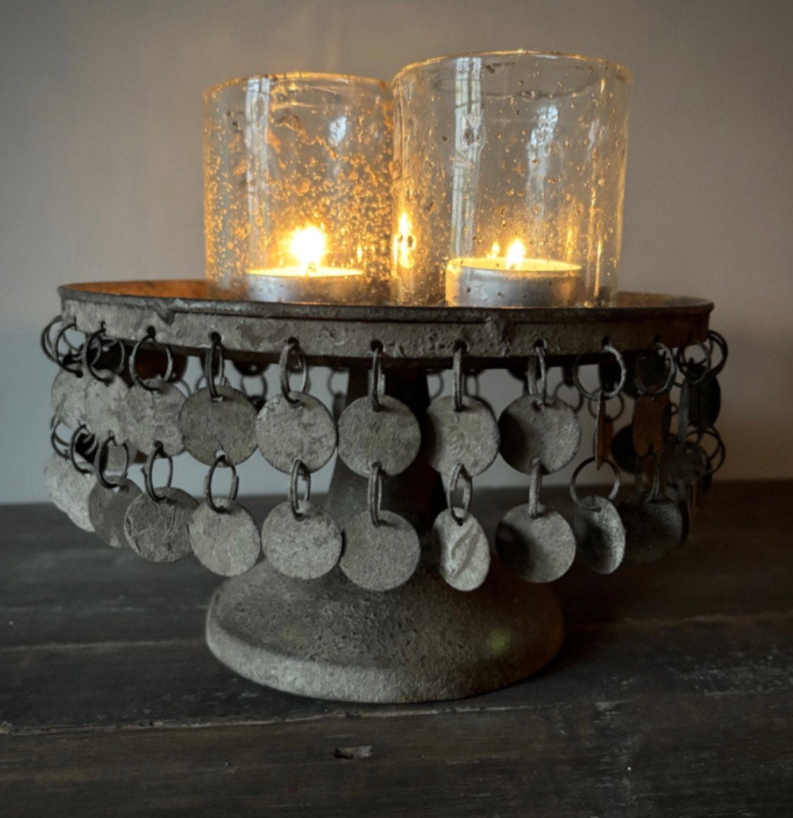 Metalen etagere / platau met muntjes van Countryfield, Ophalen, Nieuw, Etagère, Metaal