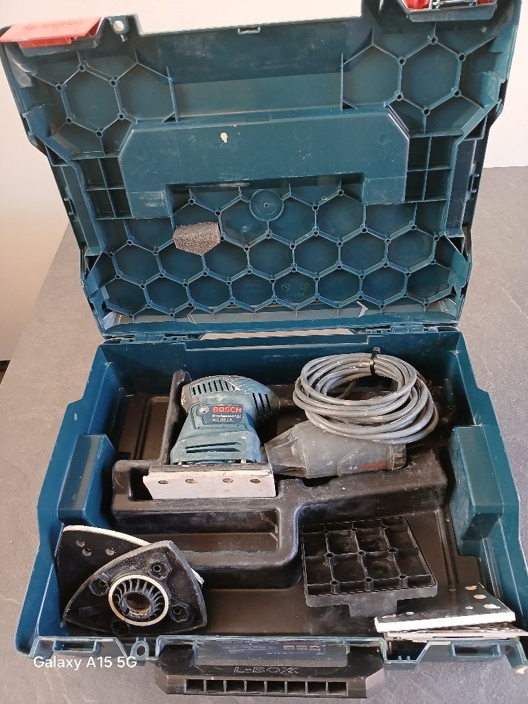 Bosch GSS160-1A vlakschuurmachine schuurmachine, Doe-het-zelf en Verbouw, Gereedschap | Schuurmachines, Ophalen of Verzenden, Gebruikt