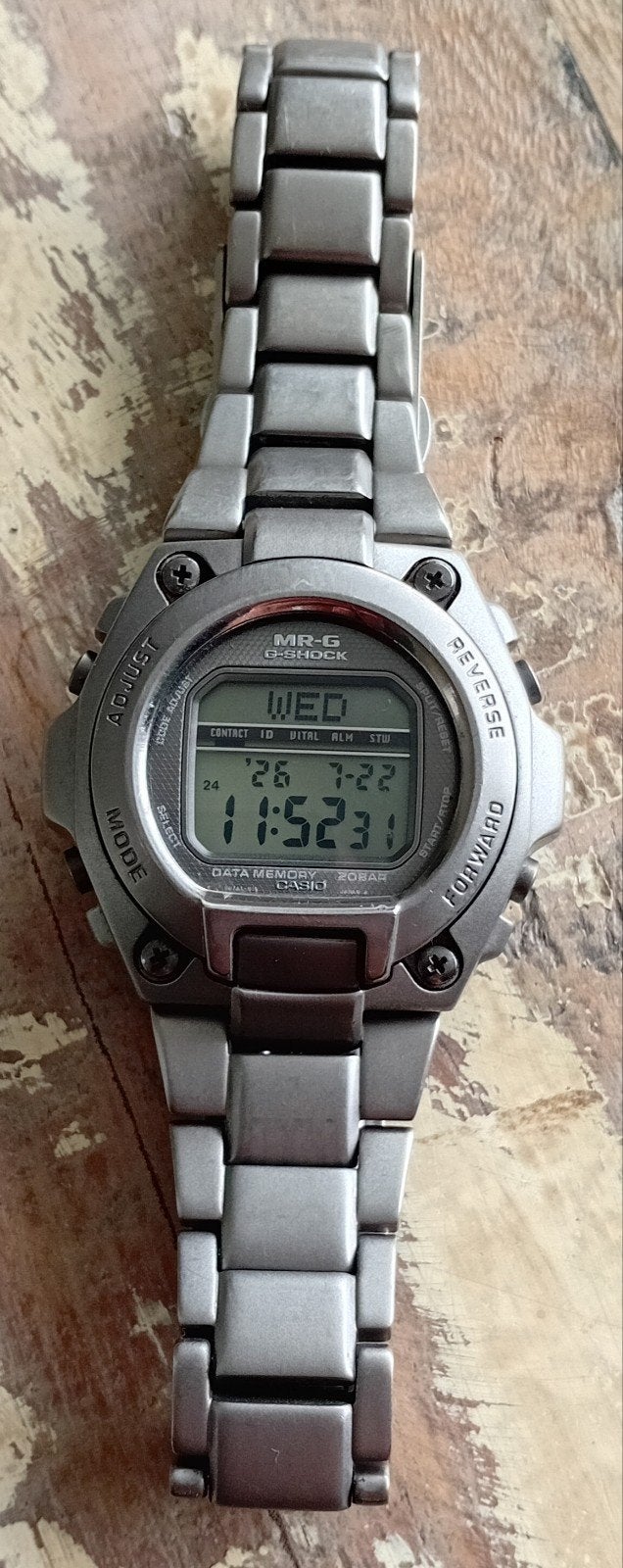 Casio G-Shock MR-G MRG-200T titanium, Overige merken, Overige materialen, Met bandje, Polshorloge