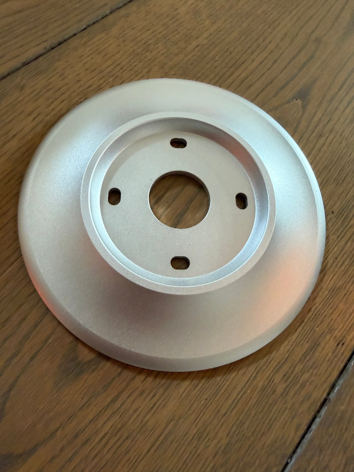 Muurplaat / Afdekplaat Google Nest Thermostaat Zilver, Doe-het-zelf en Verbouw, Ophalen of Verzenden, Zo goed als nieuw