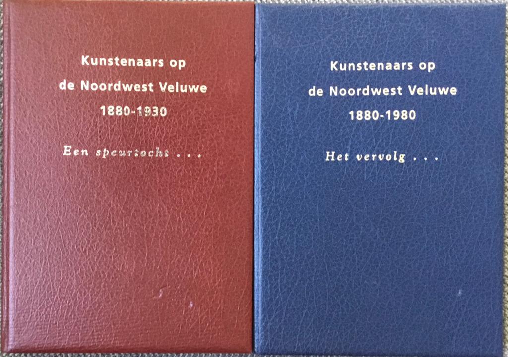2 BOEKEN - KUNSTENAARS NOORD WEST VELUWE, Boeken, Ophalen of Verzenden, Zo goed als nieuw, Schilder- en Tekenkunst