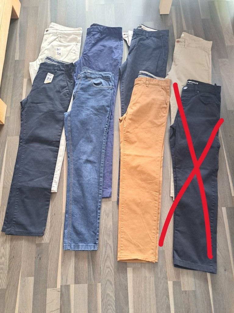 broeken heren, mt 29-30-31-32, Ophalen of Verzenden, Zo goed als nieuw, Overige kleuren, W32 (confectie 46) of kleiner