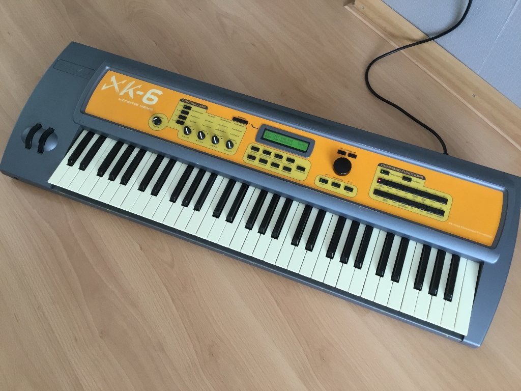 Vintage E-MU XK-6 Keyboard zonder ROM kaart en zonder sounds, Met standaard, Ophalen, Overige merken, 61 toetsen