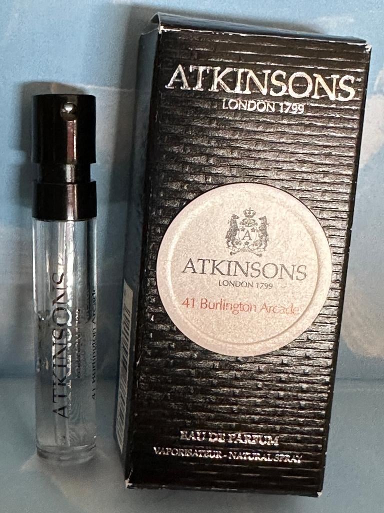 Atkinsons Iconic 41 Burlington Arcade Eau de Parfum Unisex, Verzamelen, Parfumverzamelingen, Verzenden, Nieuw, Proef of Tester