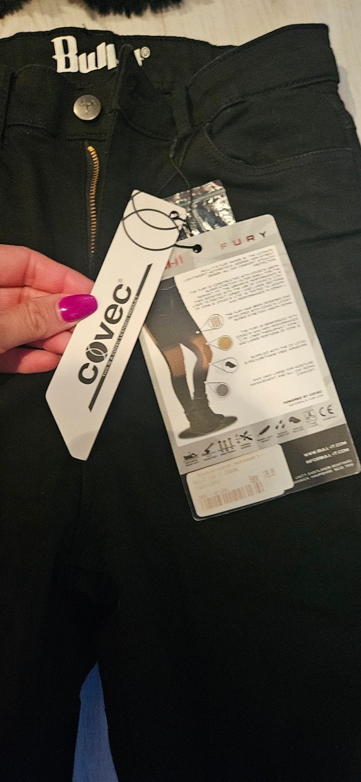 Nieuwe Bull-it  furry dames motorbroek maat 36, lange pijpen, Motoren, Ophalen