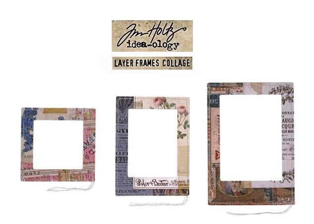 Tim Holtz Idea-ology Layer Frames Collage #94318/4, Verzenden, Nieuw, Versiering of Embellishment, Overige merken