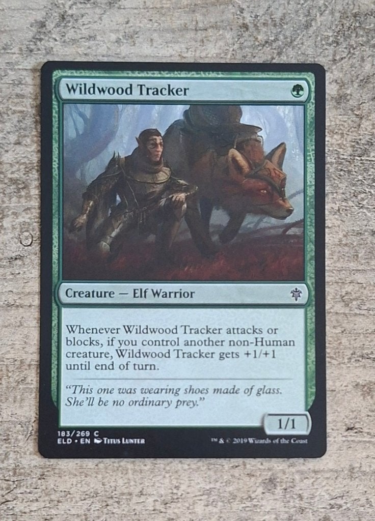 Wildwood Tracker - Magic the Gathering, Verzenden, Gebruikt, Losse kaart