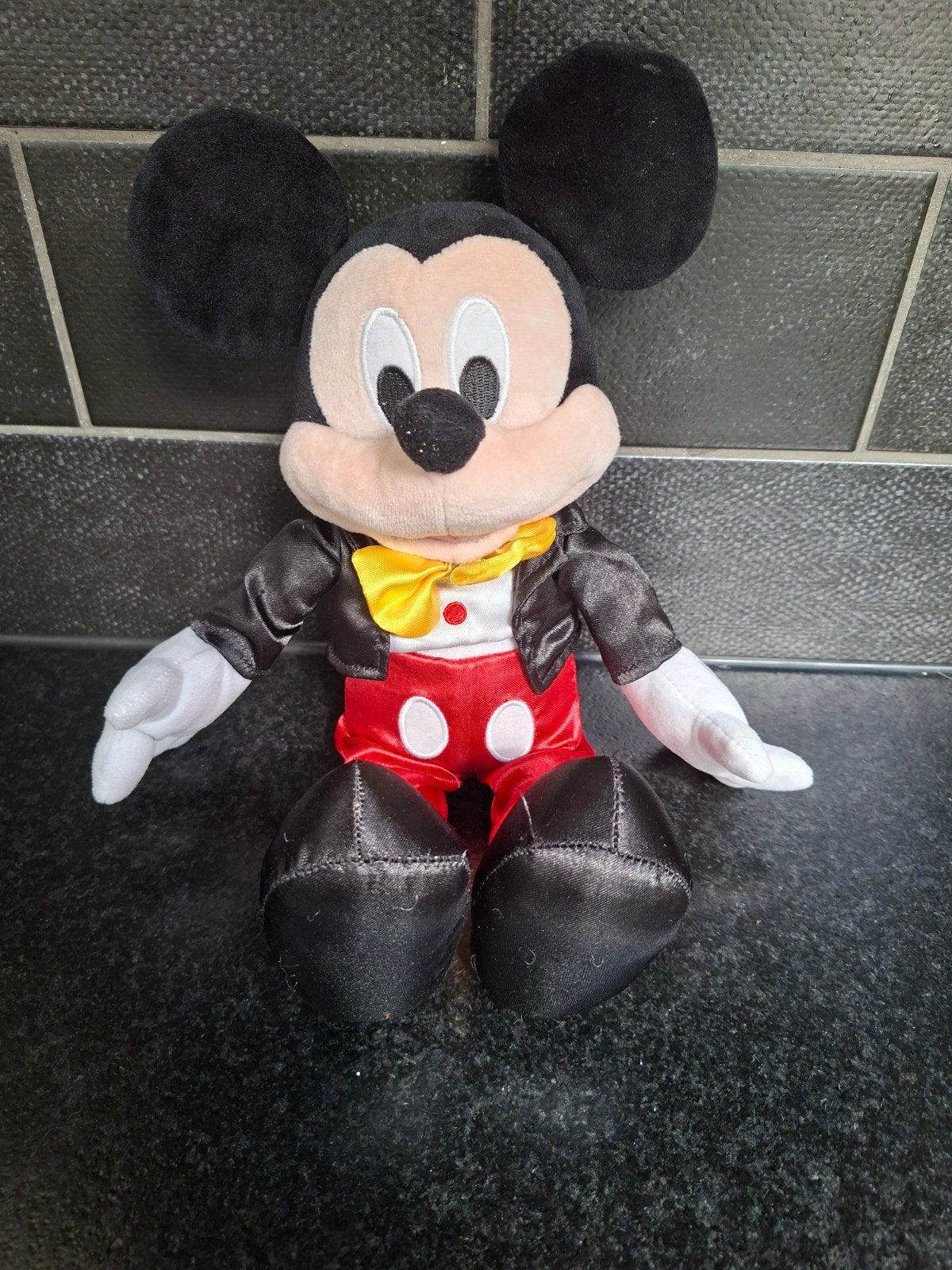Mickey Mouse Knuffel - Disney Pluche Figuur, Muis, Disney, Disney, Zwart