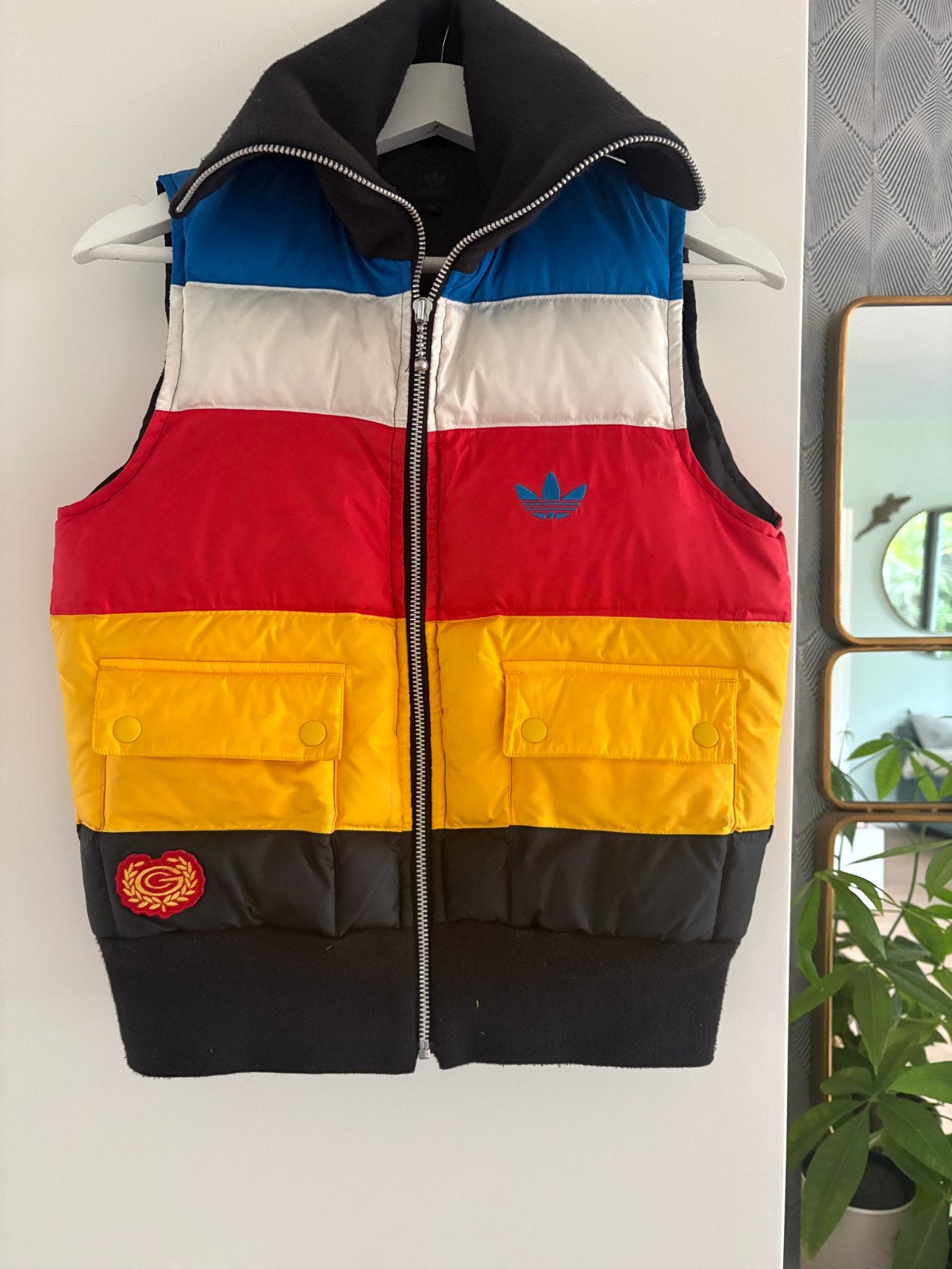Vintage Adidas Bodywarmer Maat 34 Carlo Gruber, Kleding | Dames, Bodywarmers, Ophalen of Verzenden, Gedragen, Maat 34 (XS) of kleiner
