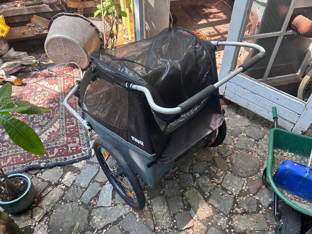 Thule fietskar, Ophalen of Verzenden, Zo goed als nieuw, Kinderkar, Minder dan 20 kg