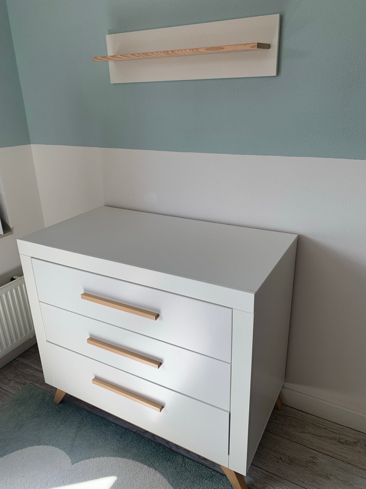 Bopita commode inclusief bladvergroter en wandplank, Ophalen, Gebruikt, 75 tot 100 cm, Opstaande rand