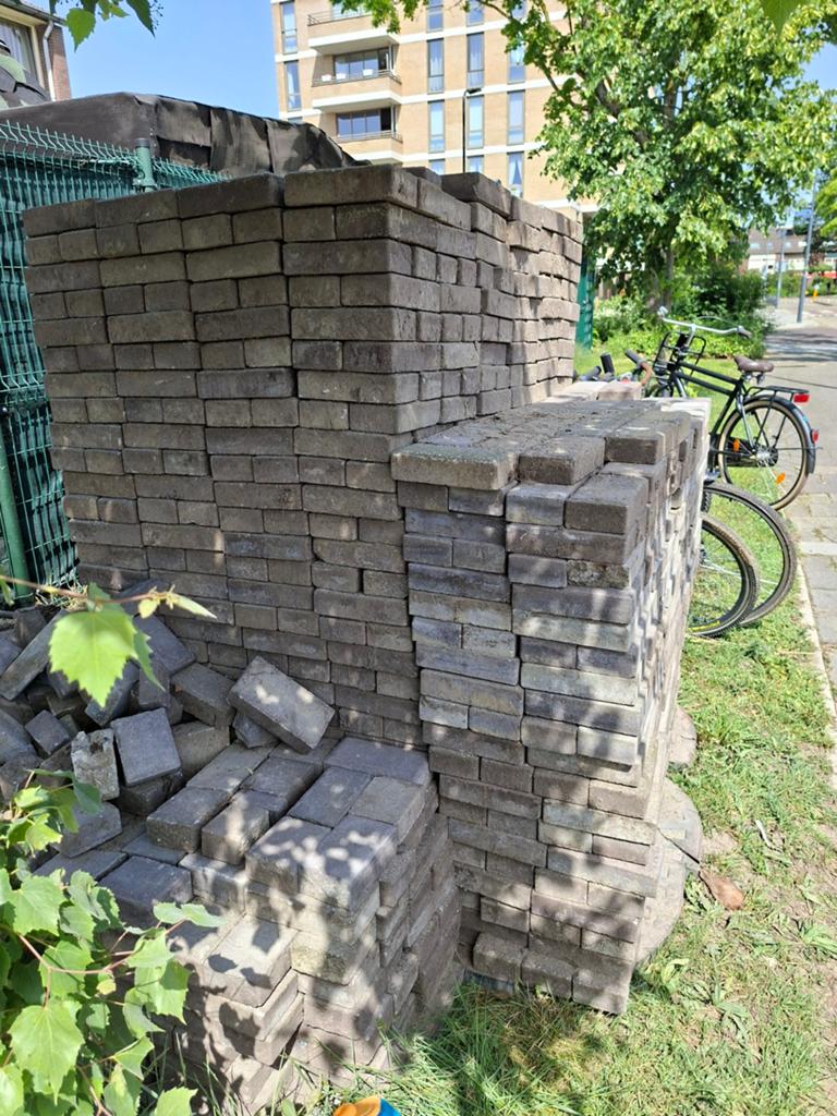 Tegeltjes, Ophalen, Gebruikt, Beton, Klinkers