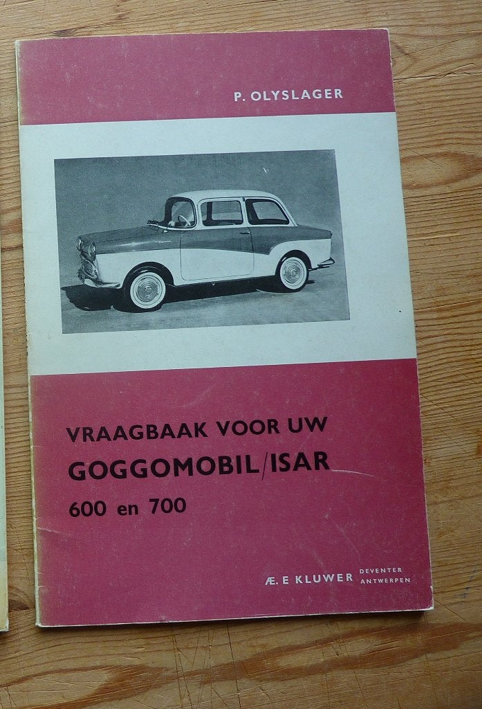 Goggomobil / Isar 600 en 700 Vraagbaak vanaf 1959   , Auto diversen, Handleidingen en Instructieboekjes, Ophalen of Verzenden