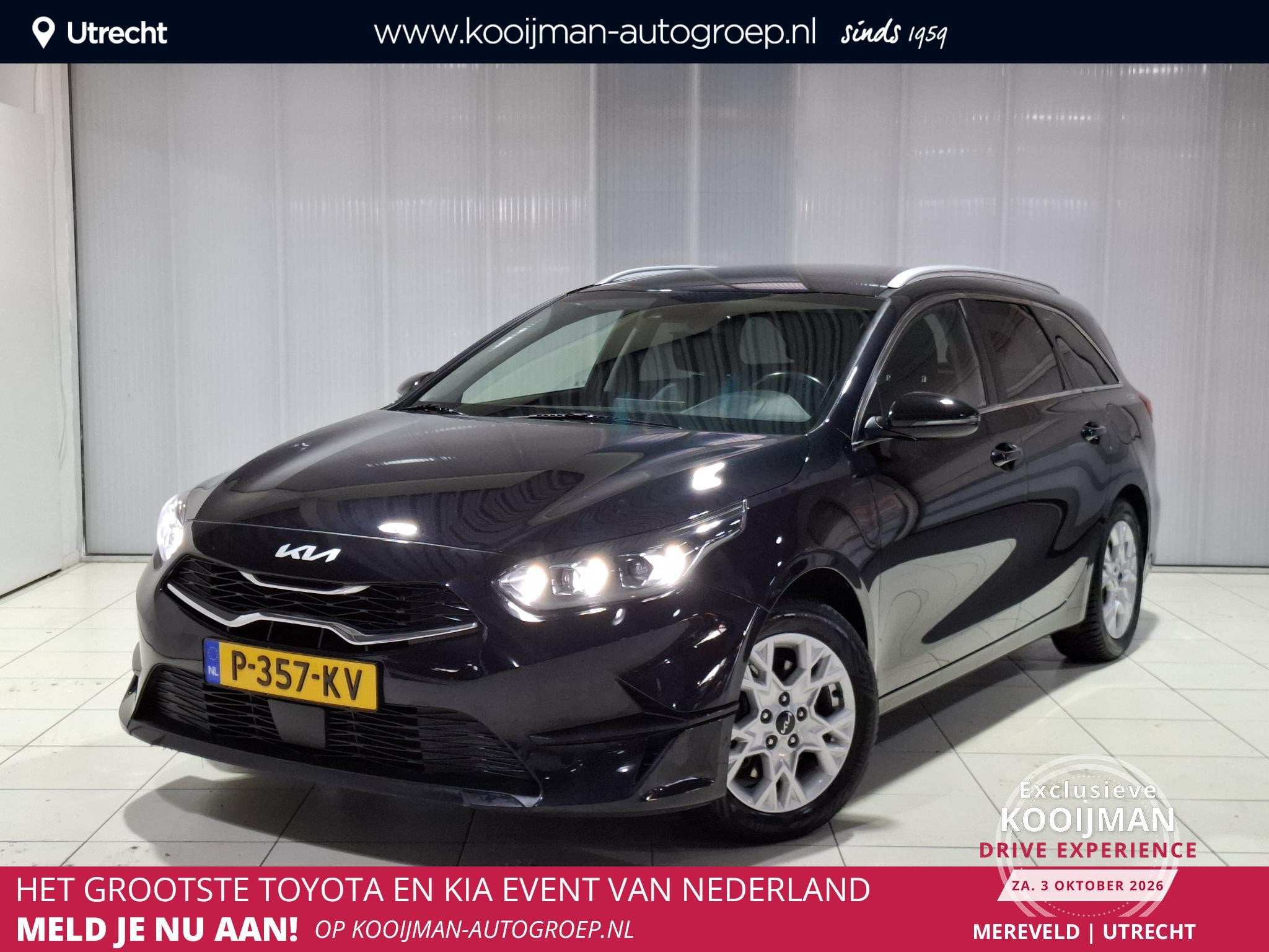 Kia Ceed Sportswagon 1.5 T-GDi DynamicPlusLine Stoel en Stuu, Voorwielaandrijving, Euro 6, 160 pk, Leder en Stof