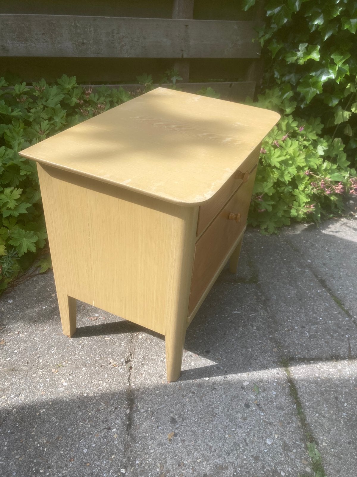 Twee vintage kastjes in bijzonder groen, Ophalen, Gebruikt