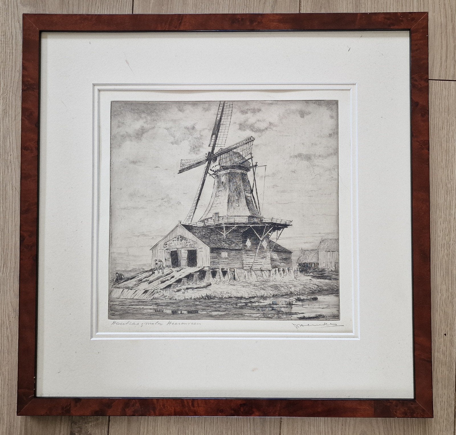 Johan Hemkes, Houtzaagmolen Heerenveen, Ophalen of Verzenden
