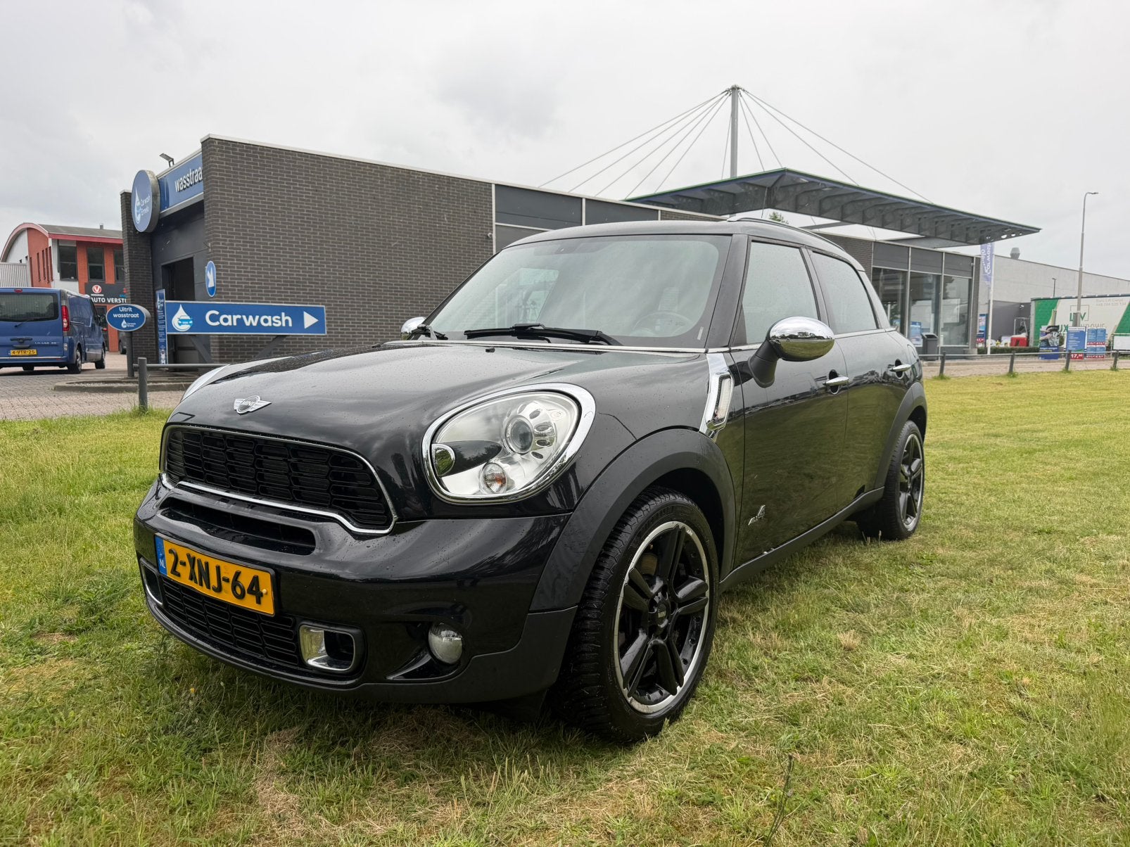 Mini Countryman 1.6 Cooper S All4 AUTomaat!!2011 Zwart, Auto's, Mini, Euro 5, 1380 kg, Navigatiesysteem, 4 stoelen
