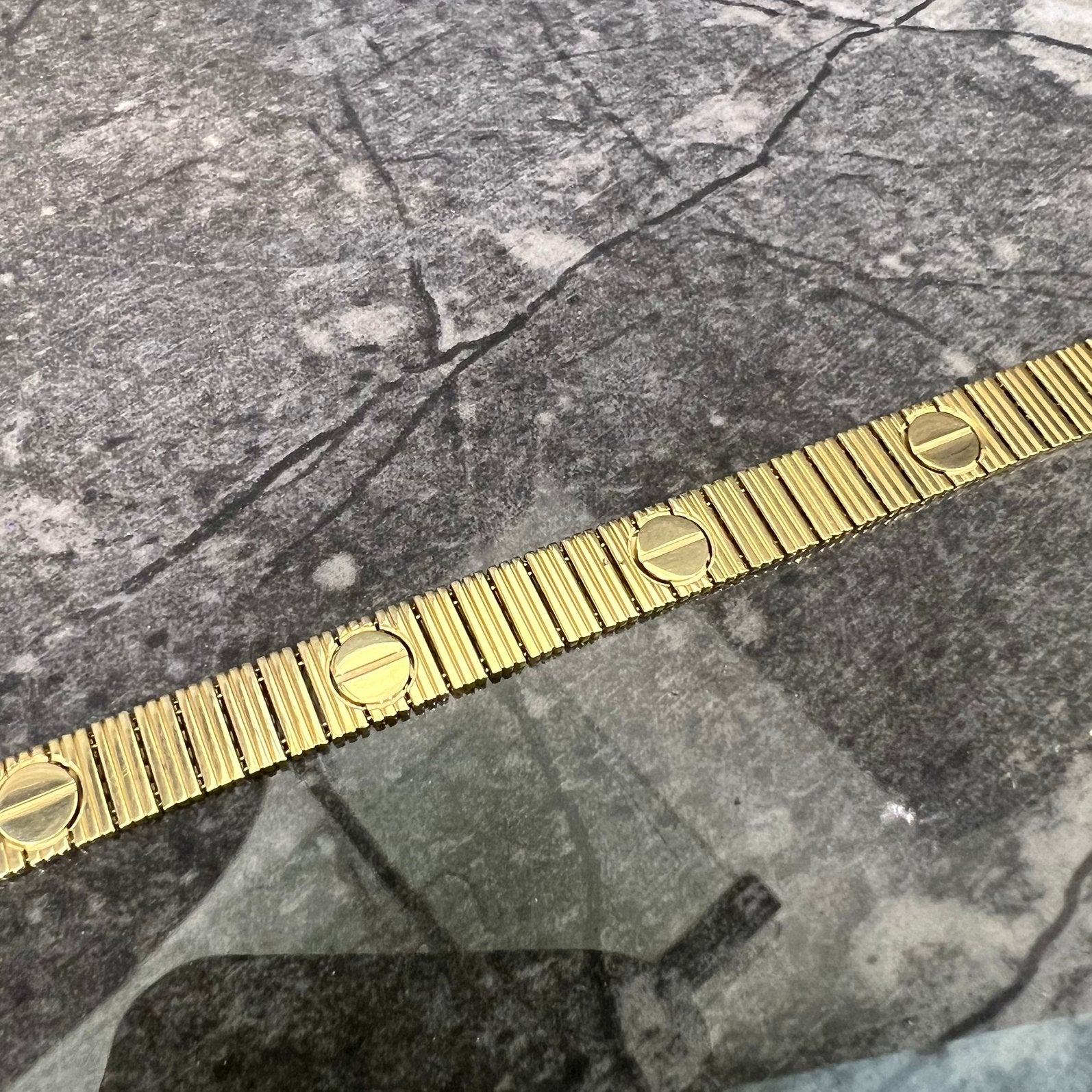 14 karaat gouden armband prachtig model, Ophalen of Verzenden, Nieuw, Goud