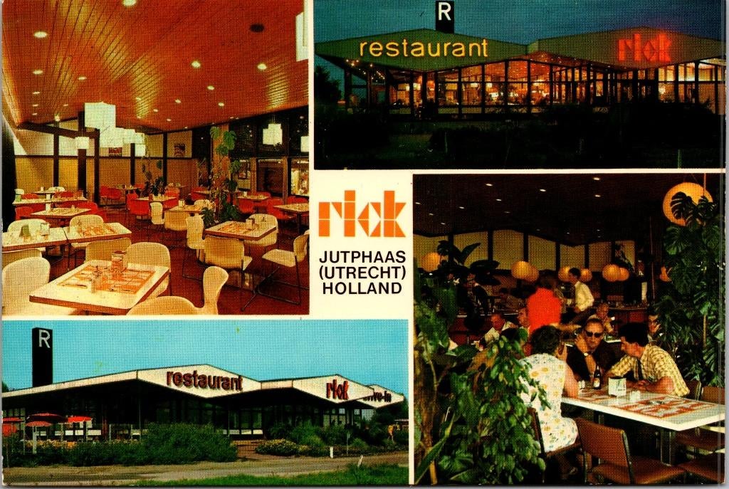 Jutphaas Utrecht - Rick Restaurant (1977), Verzamelen, Verzenden, 1960 tot 1980, Ongelopen, Utrecht