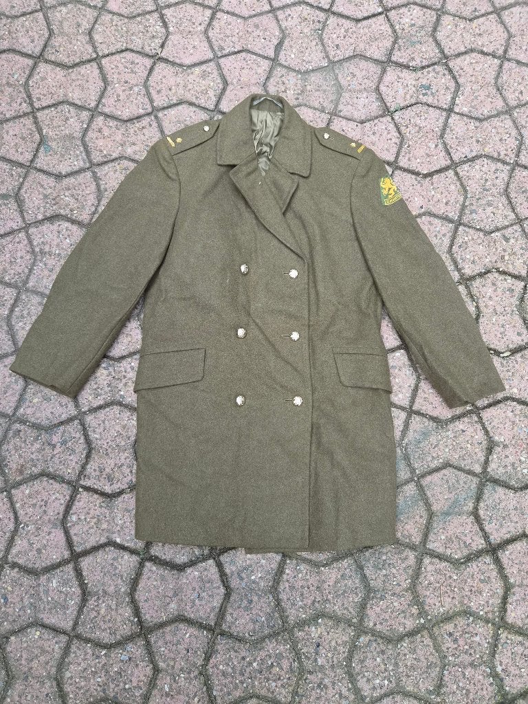 Originele KL Wollen Overjas Model 1968 – Majoor – Maat 50 ¼, Ophalen of Verzenden, Landmacht, Nederland, Kleding of Schoenen