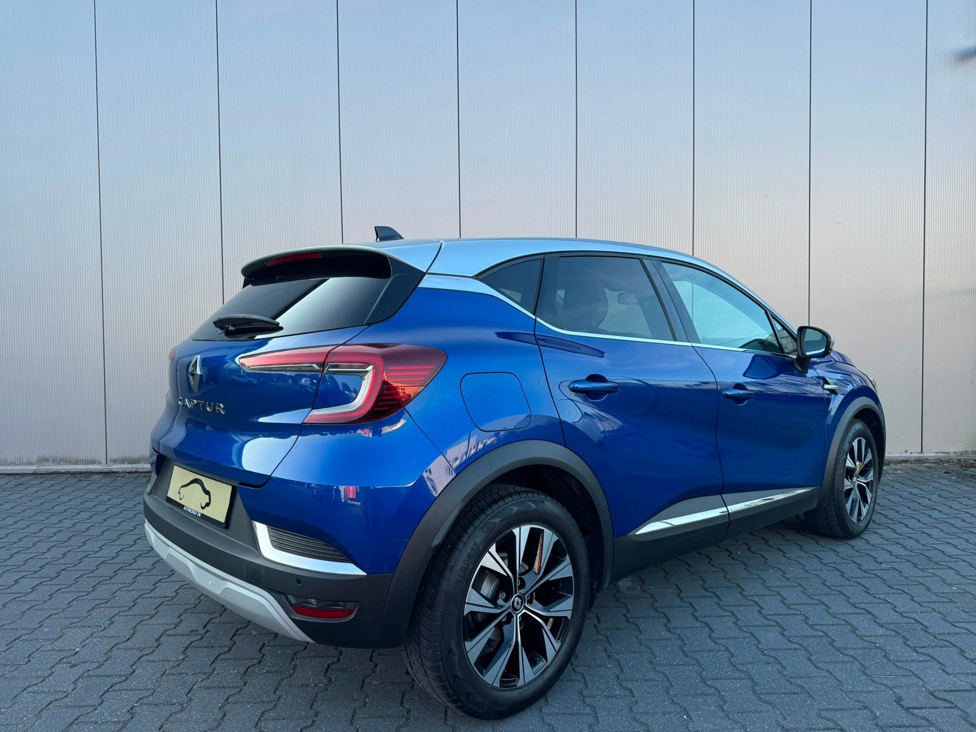 Renault Captur 1.3 mild hybrid 140 techno Camera / Led / Nav, Auto's, Renault, Voorwielaandrijving, Stof, Gebruikt, Blauw