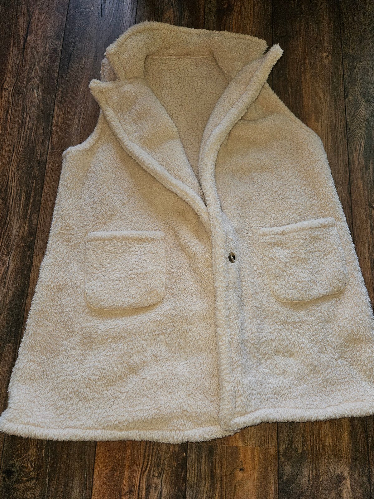 nieuw!!!!teddy bodywarmer mt 50-52, Ophalen of Verzenden, Nieuw, Beige, Trui of Vest
