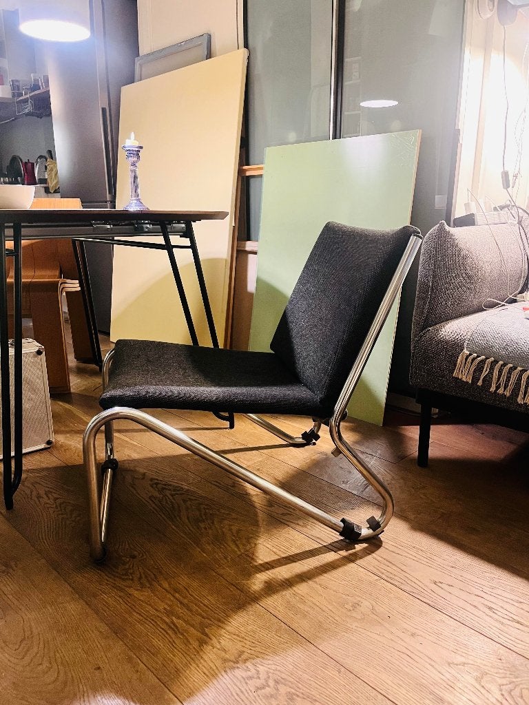 design leunstoel, Ophalen, Minder dan 75 cm, Hout, Zo goed als nieuw