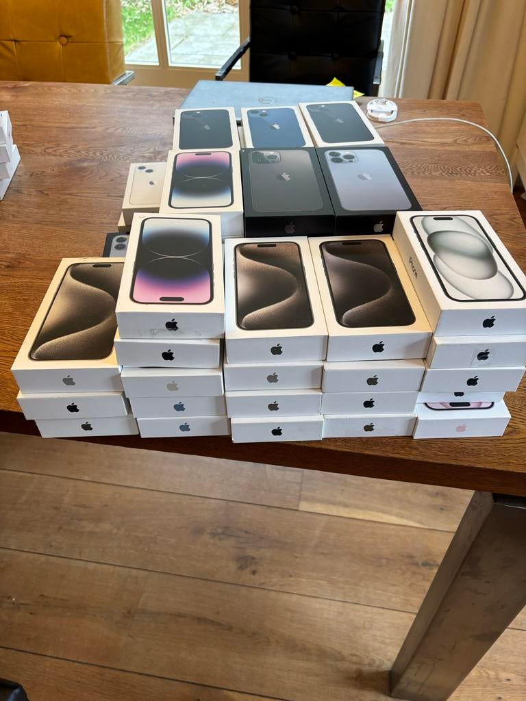 50x Lege iPhone Doosjes - Diverse Modellen (13 t/m 15 Pro Ma, Ophalen of Verzenden, Gebruikt, IPhone 13 mini