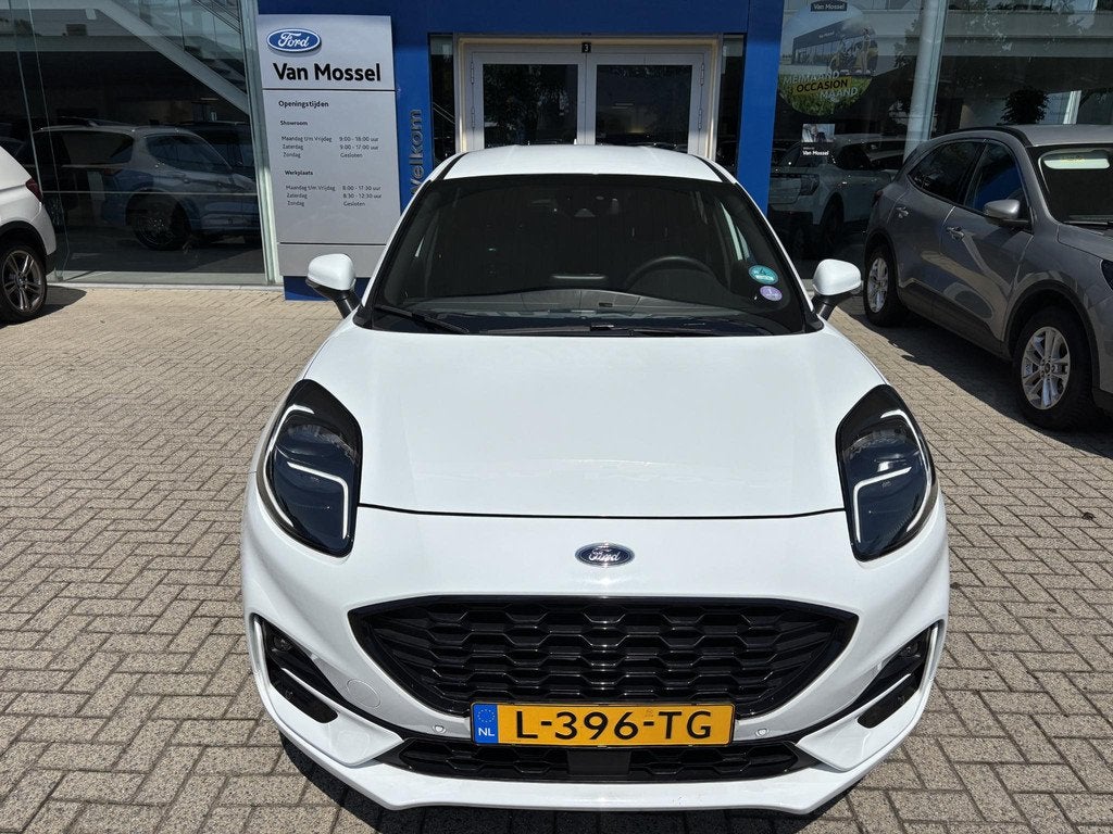 Ford Puma 1.0 EcoBoost Hybrid ST-Line X | Stoel/stuur voorru, Auto's, Ford, 12 maanden, 125 pk, Wit, Origineel Nederlands