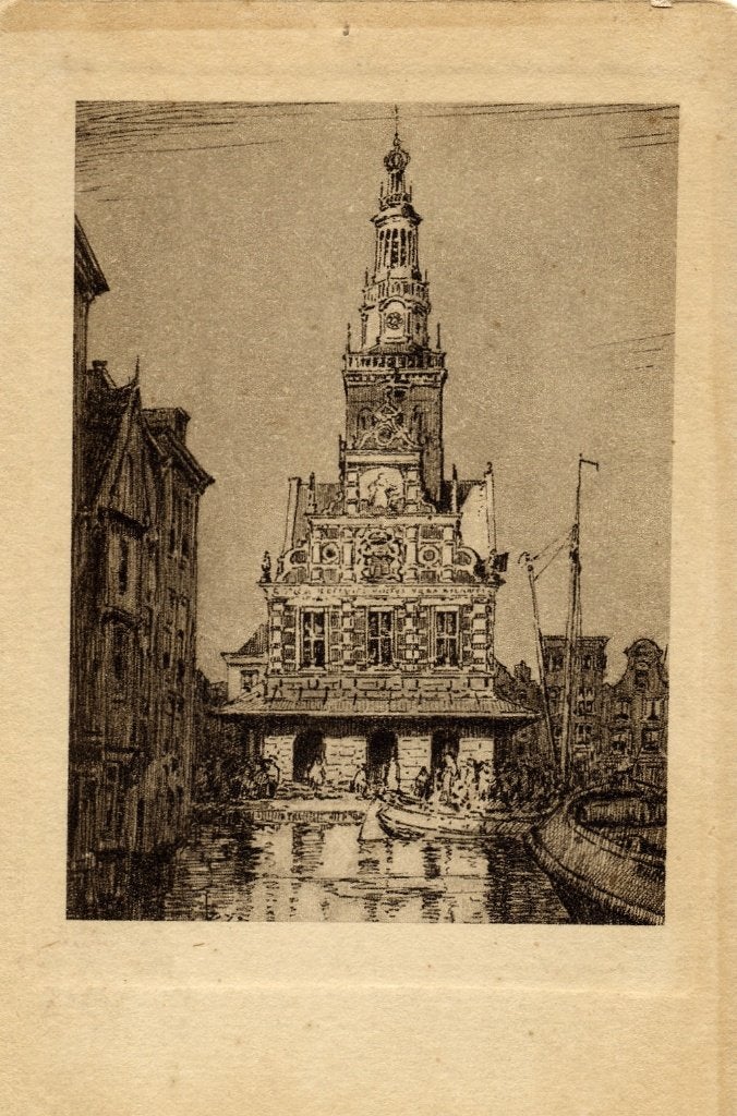 Alkmaar, Verzenden, 1920 tot 1940, Ongelopen, Noord-Holland