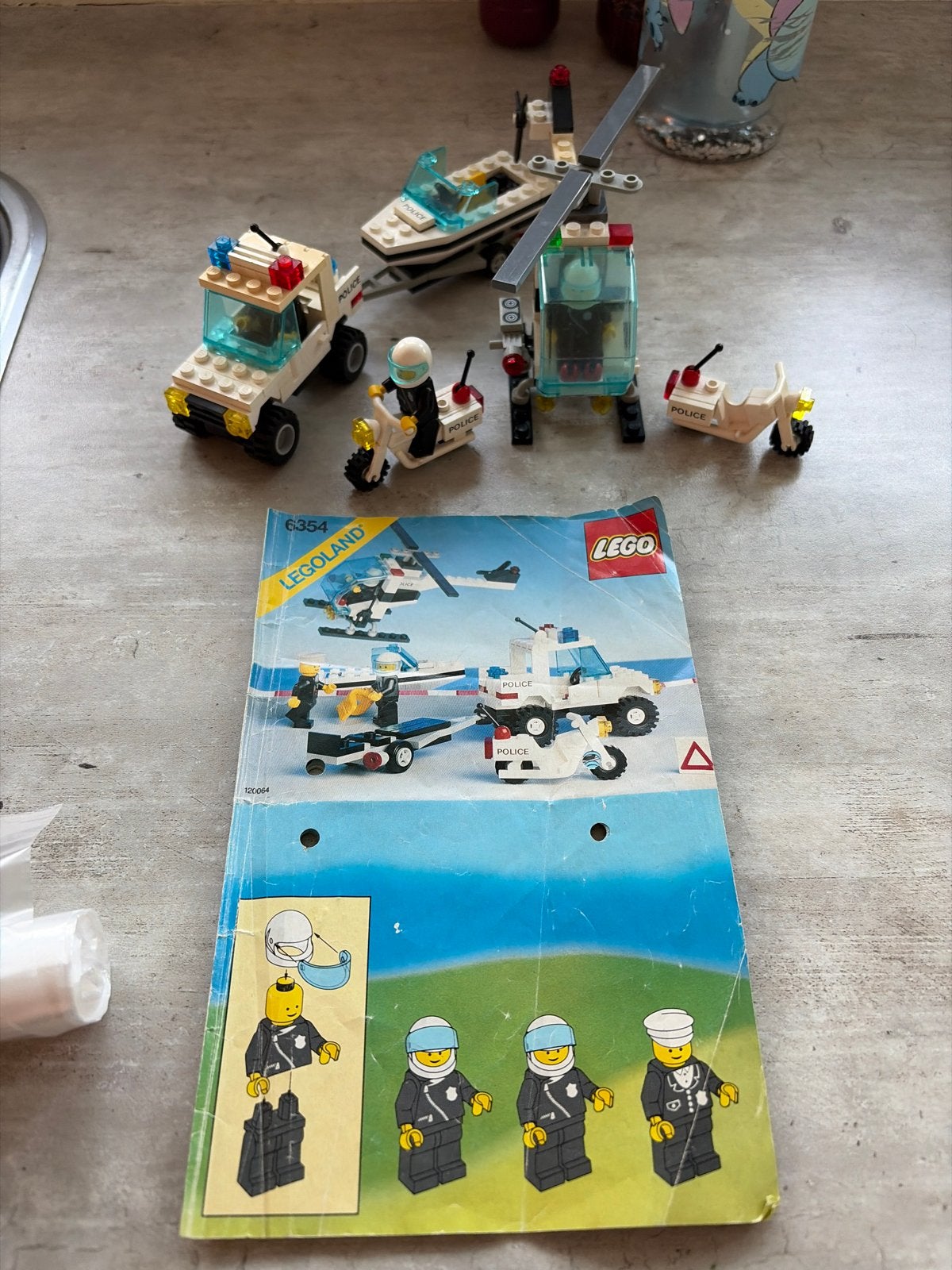 Lego Legoland Politie Set 6354 met instructies, Gebruikt, Lego, Ophalen of Verzenden, Compleet