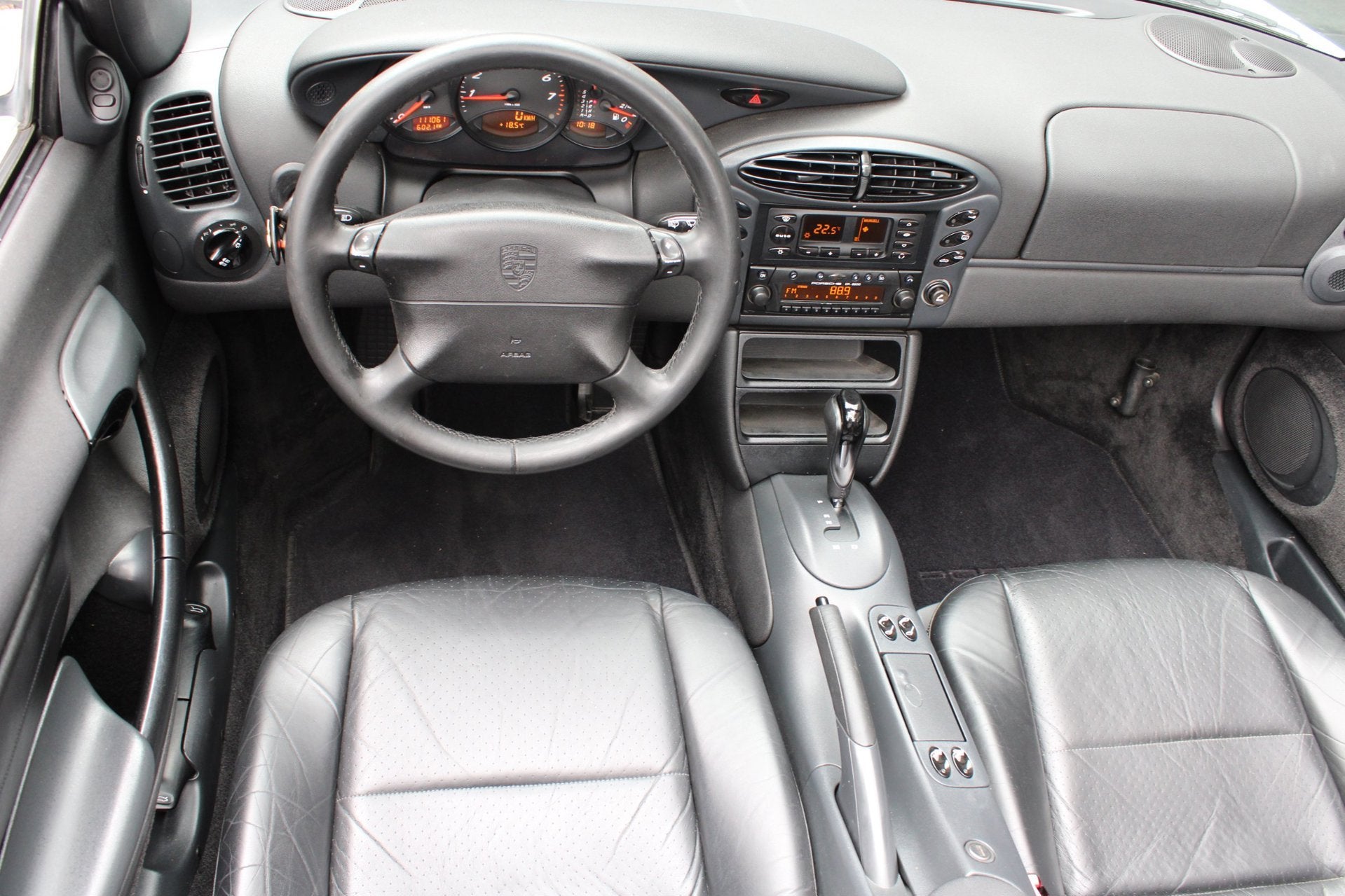 Porsche BOXSTER 2.5 Automaat, Cabrio, Goede staat, Auto's, Porsche, Achterwielaandrijving, Gebruikt, Zwart, Cabriolet