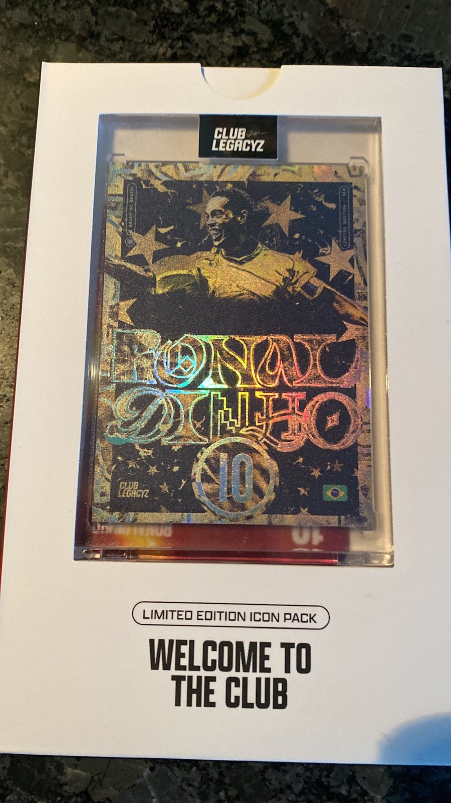 Ronaldinho handtekening club legacyz, Ophalen of Verzenden, Nieuw, Plaatje