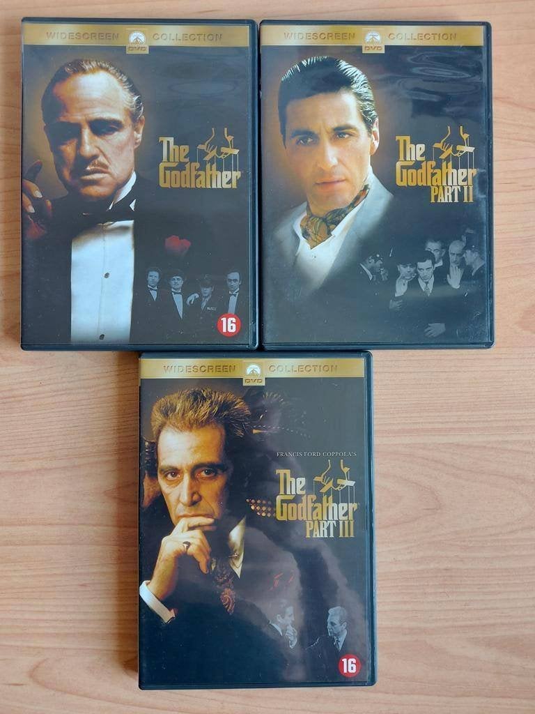 The Godfather deel 1,2,3 SET, Alle leeftijden, Ophalen of Verzenden, Zo goed als nieuw, Detective en Krimi