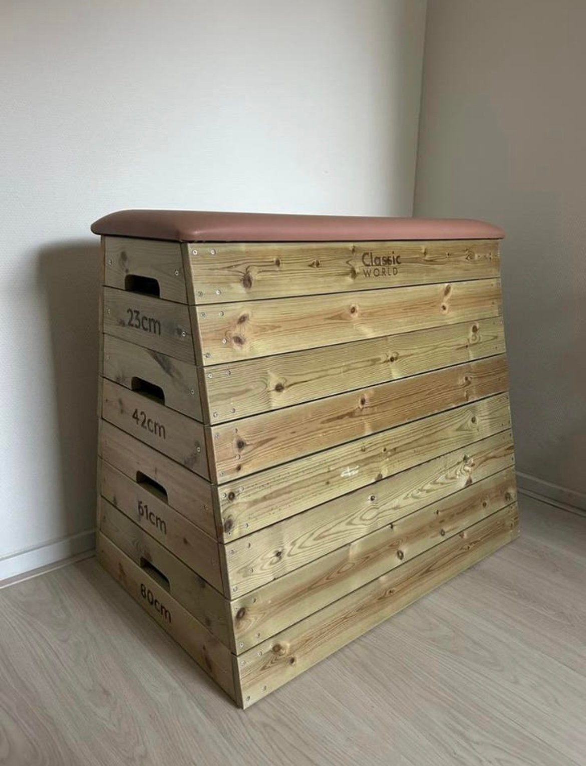 Springkast - gymnastiek - bok 80 cm hoog - atletiek, turnen, Ophalen, Zo goed als nieuw, Overige typen, Overige merken