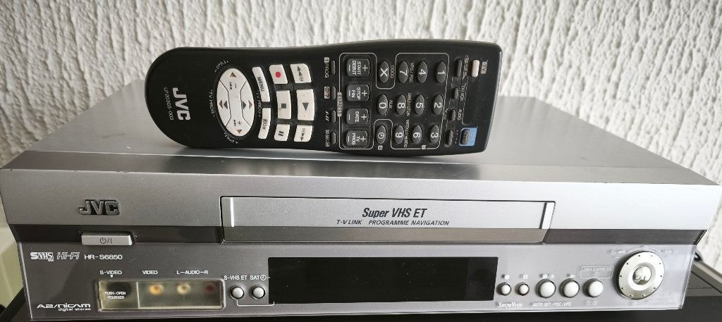 Super vhs et videorecorder videospeler digitaliseren vhs, Ophalen of Verzenden, Zo goed als nieuw