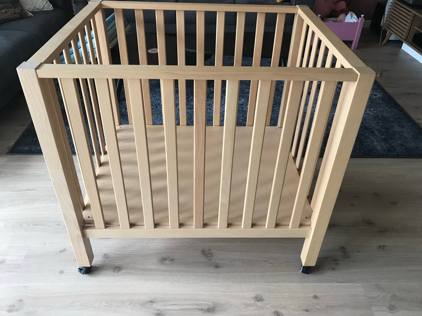 Bopita box op wieltjes, Kinderen en Baby's, Ophalen, Gebruikt, Vierkant, In hoogte verstelbaar