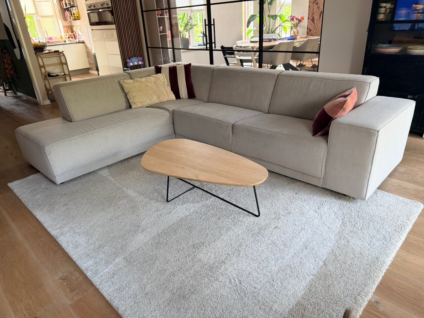 Royale Hoekbank 310cmx130cm, Ophalen, Gebruikt, Hoekbank, 300 cm of meer