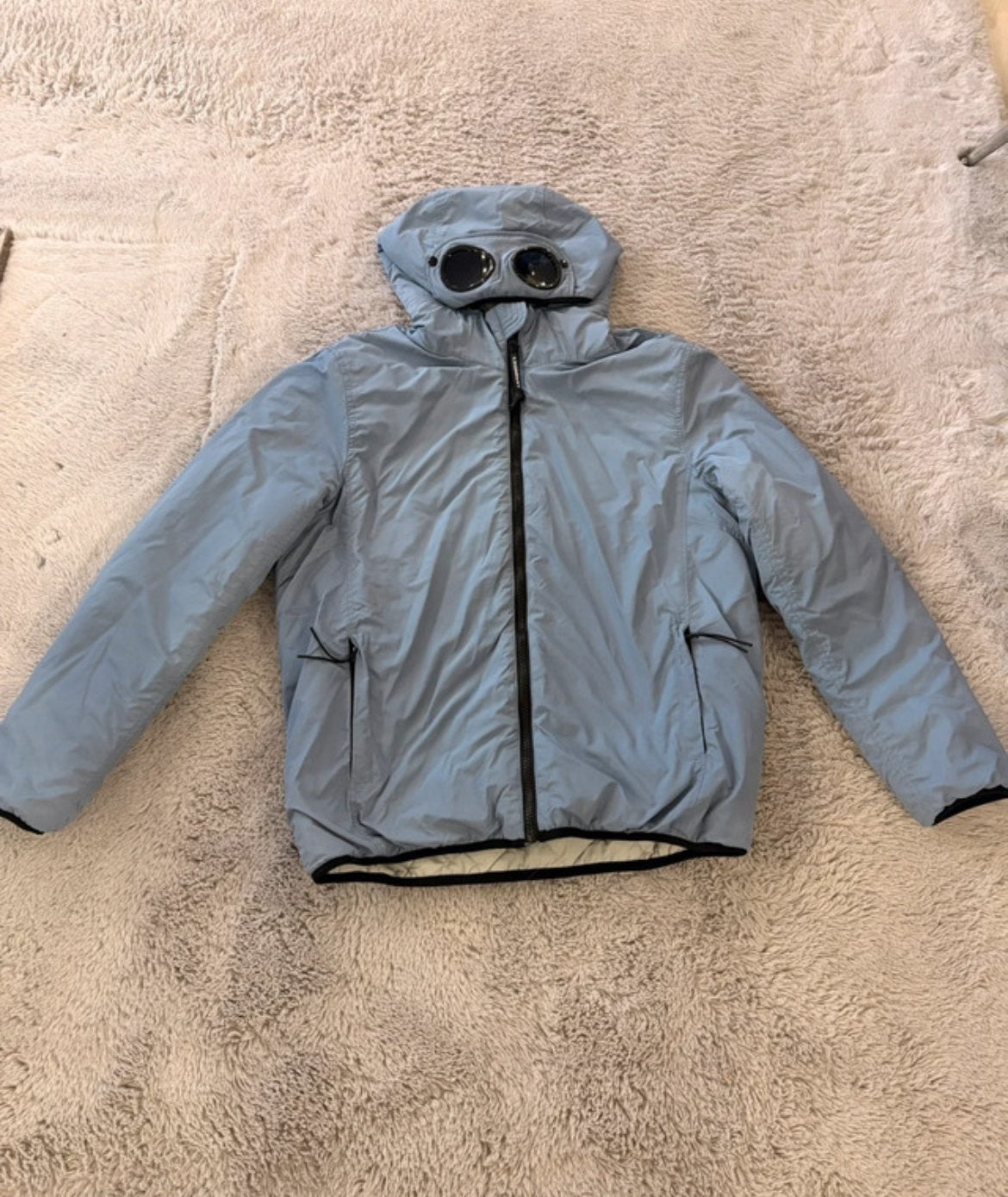 C.P. Company Goggle Jacket - Zo goed als nieuw, Ophalen of Verzenden, Zo goed als nieuw, Maat 48/50 (M), Blauw