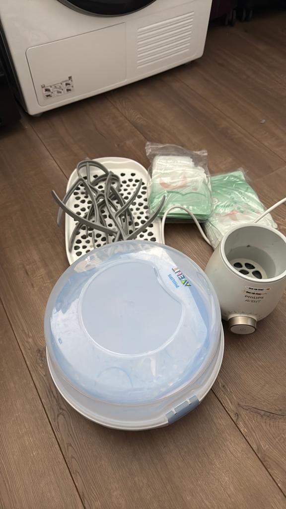 Flessenwarmer, flessensteralisator, droogrek, Ophalen, Gebruikt, Flessen- of potjesverwarmer