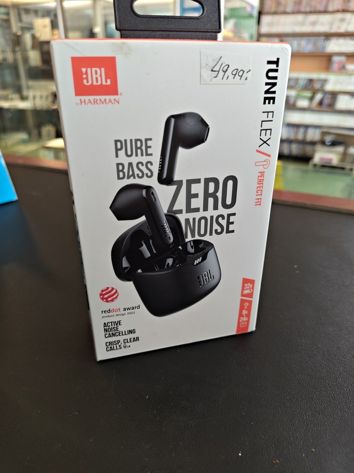 JBL Tune Flex TWS Draadloze Oordopjes Zwart - Nieuw