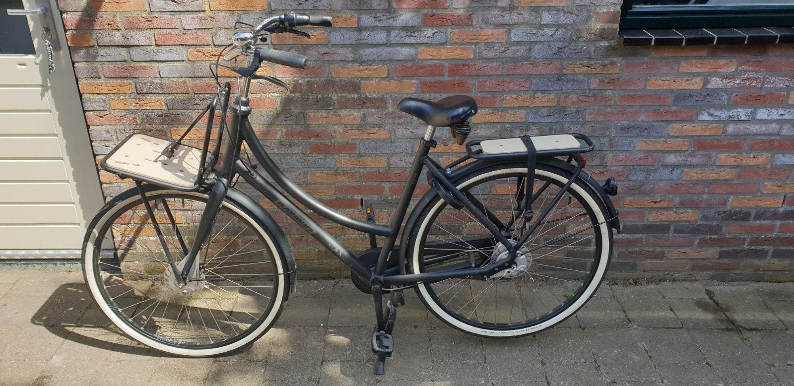 Batavus PackD transportfiets mat zwart 55 cm, 53 tot 56 cm, Ophalen, Zo goed als nieuw, Versnellingen