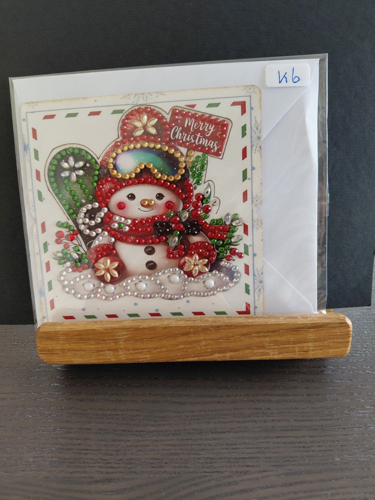 Diamond painting kerstkaart 5+1 gratis, Ophalen, Nieuw, Kerst