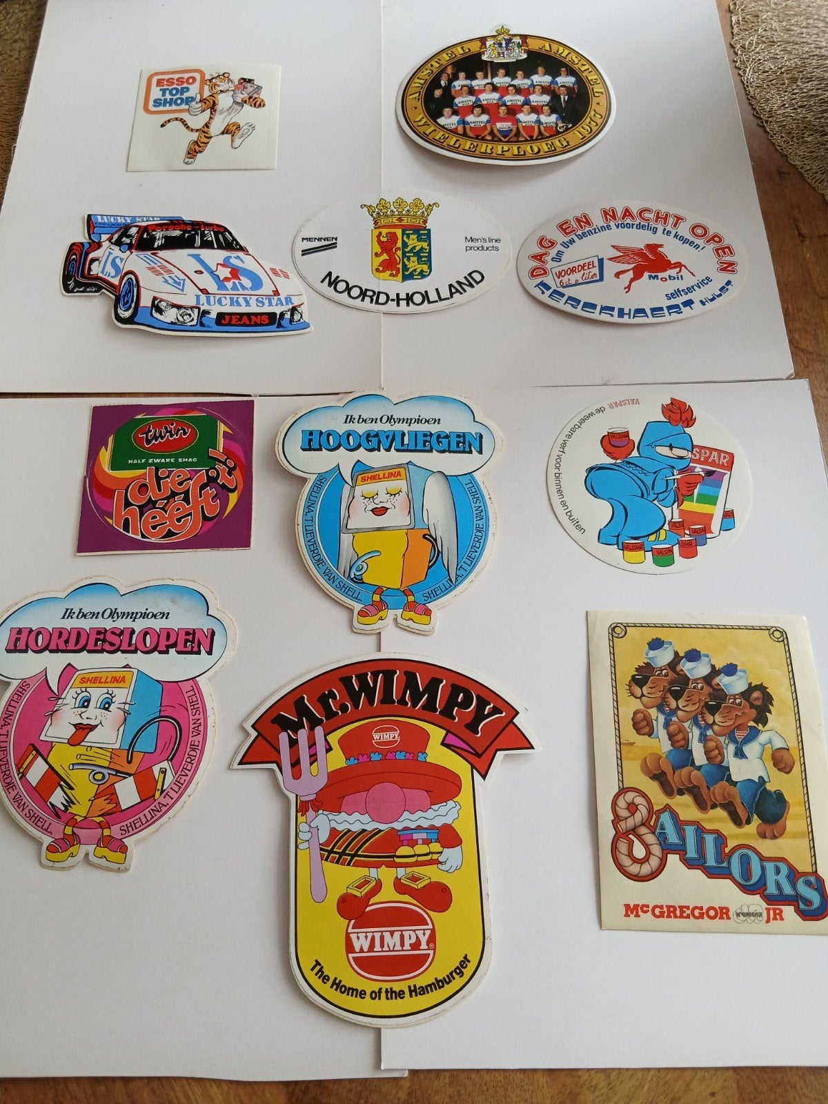 Stickers vintage 4, Verzamelen, Stickers, Ophalen of Verzenden, Zo goed als nieuw