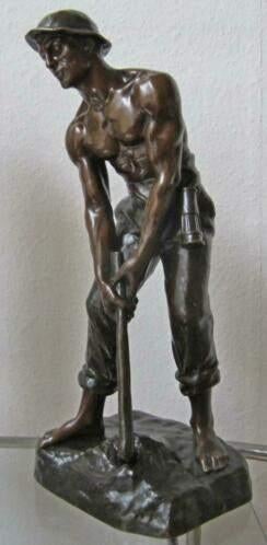 Henri Louis Levasseur 1853-1934==fraai bronzen beeld, Ophalen, Brons