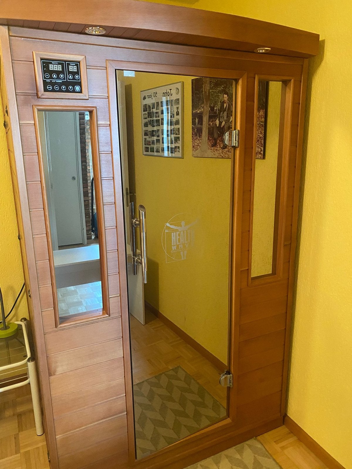 2-persoons Infrarood Sauna - Zo goed als nieuw, Ophalen, Zo goed als nieuw, Infrarood, Complete sauna