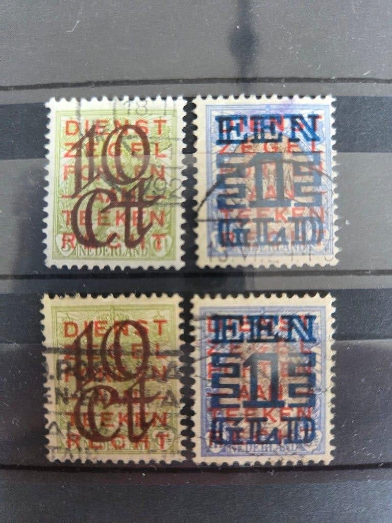 2x NVPH 132-133 gestempeld. Opruimingsuitgifte., Postzegels en Munten, Verzenden, T/m 1940, Gestempeld