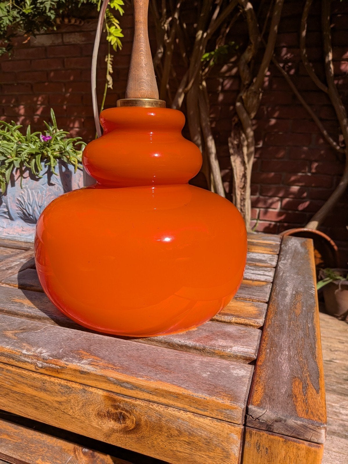 Vintage Oranje Hanglamp - Jaren '70 Design, Ophalen