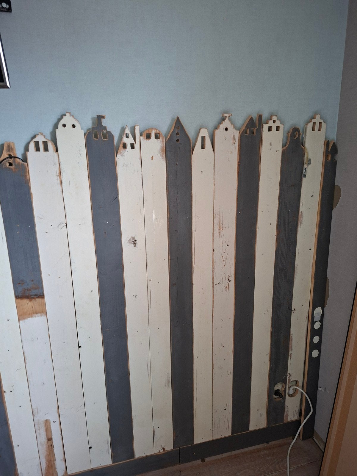 Wanddecoratie kinderkamer - Oud Hollandse huisjes, Ophalen, Gebruikt, Wanddecoratie, Ophangbaar